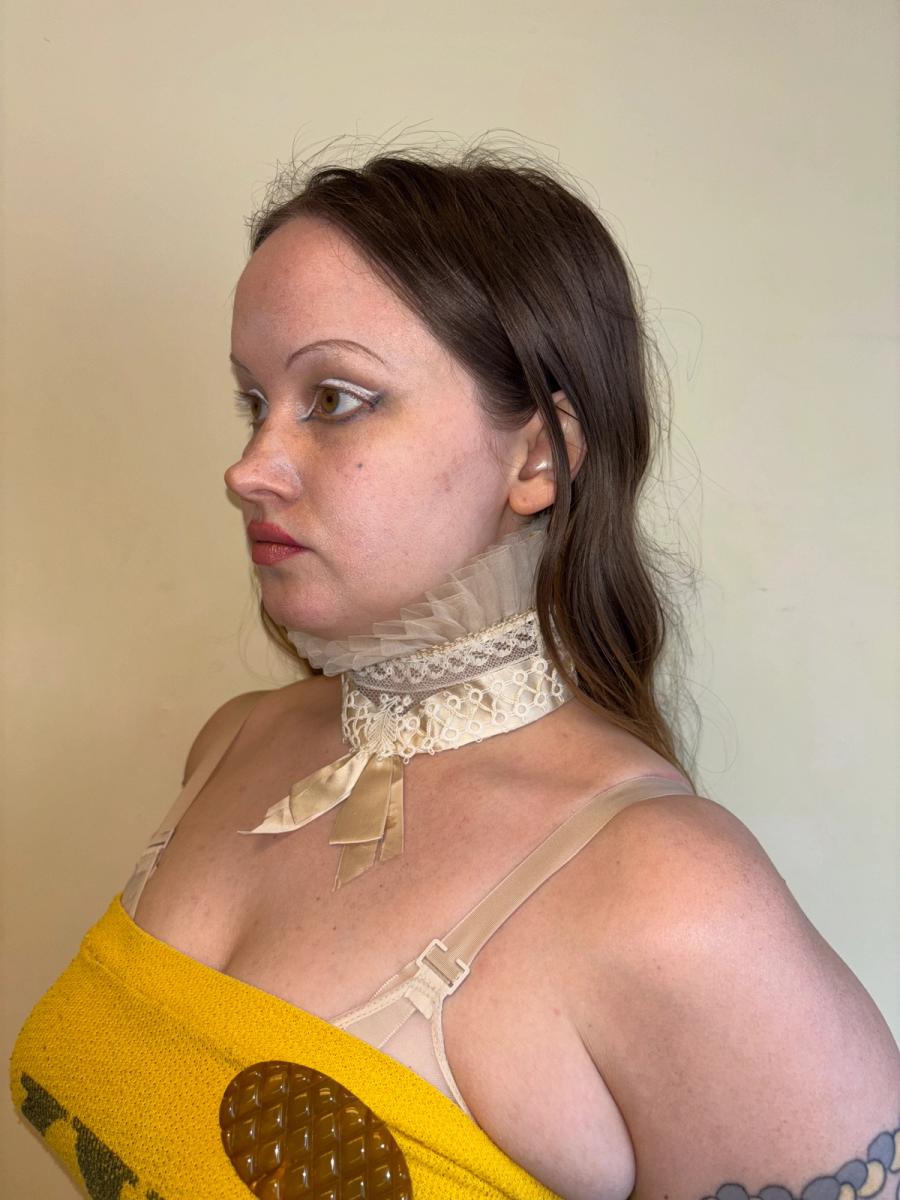 Edwardian Collar with Tatting and Lace product image