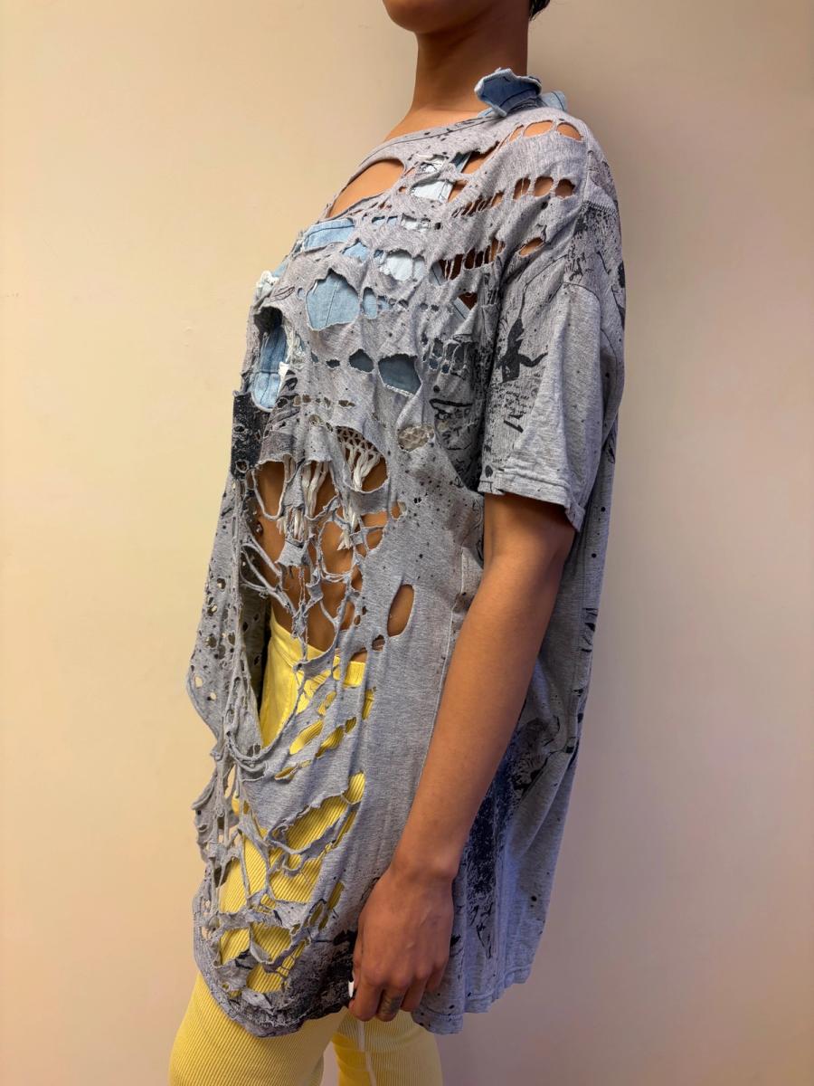 Nozomi Ishiguro Shredded Flower Tunic product image