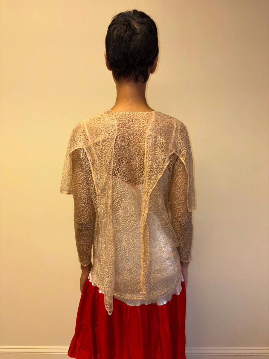 1920s Gold Lace Jacket product image