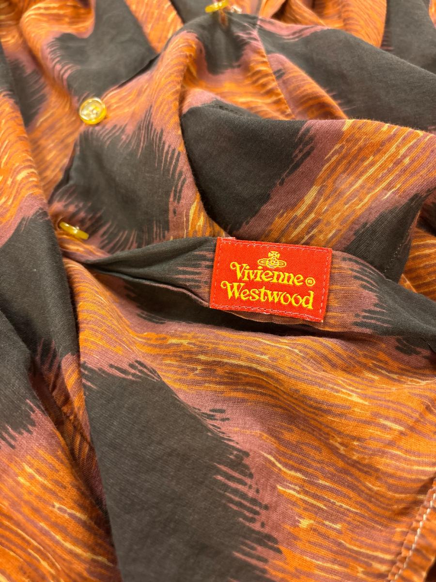 1994 Vivienne Westwood Café Society Voile Leopard Button Up  product image