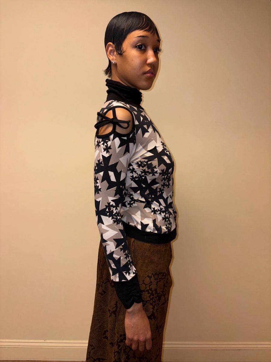 Fake London Genius Cutout Cross Top product image