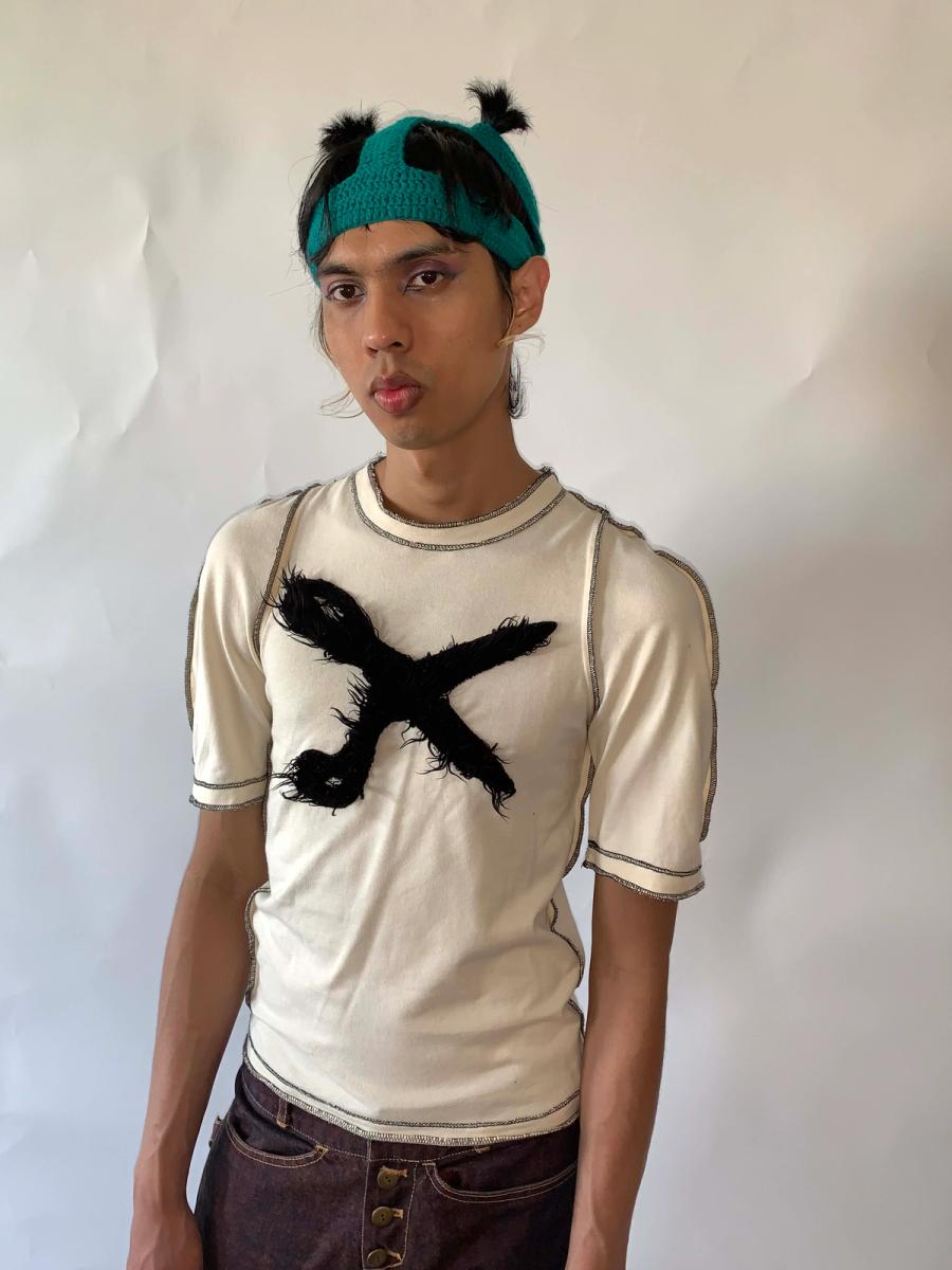 90s Christopher Nemeth Fur Scissor Shirt product image