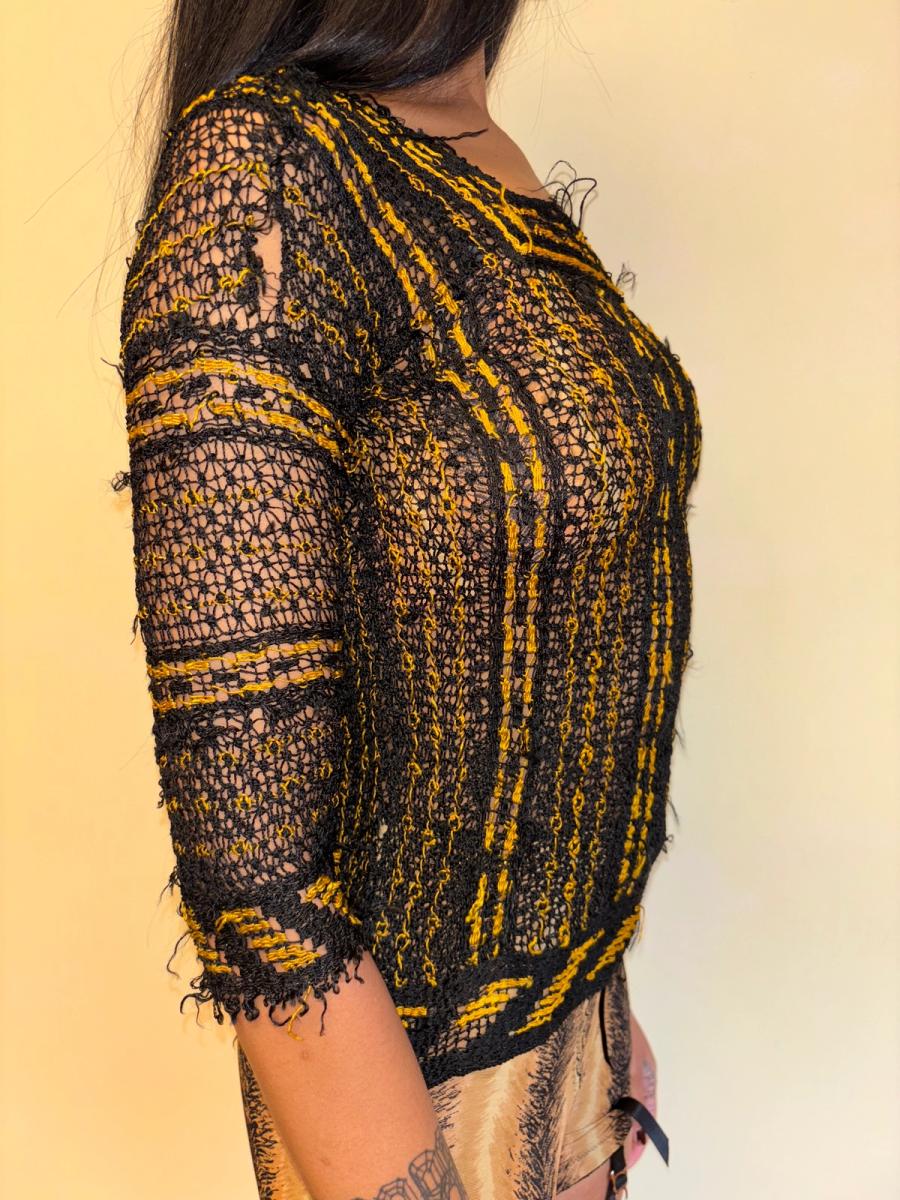 1930s Italian Handmade Knit Top product image