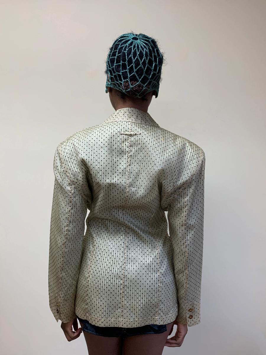 1980s Jean- Paul Gaultier Pour Gibo Flocked blazer product image