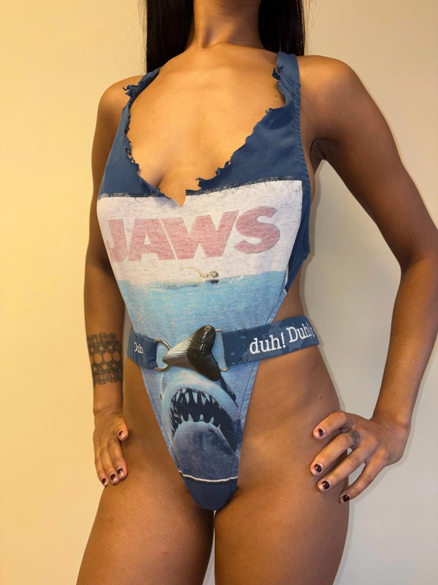 Cutout "Jaws" T-shirt Swimsuit product image