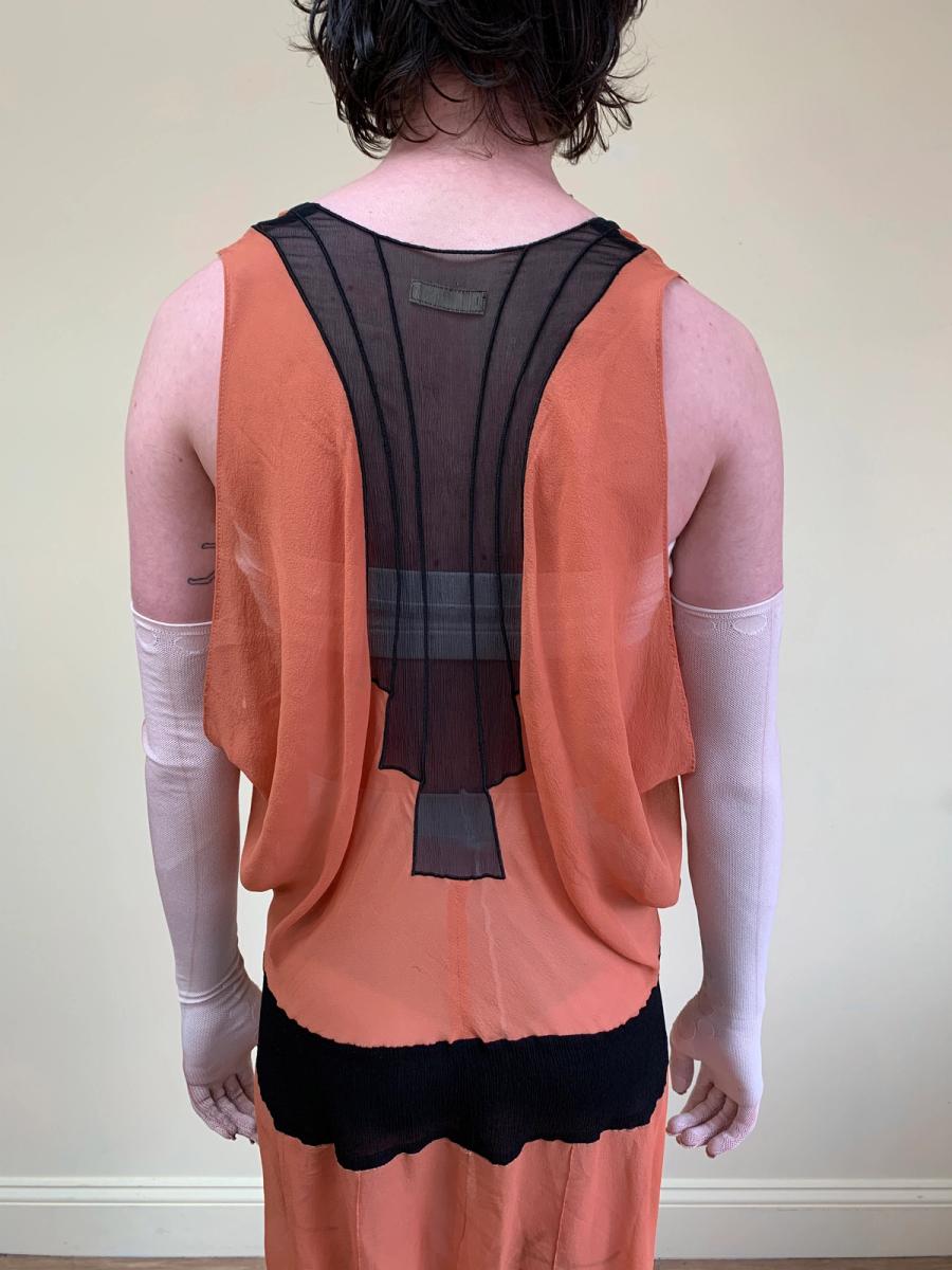 Share Spirit Art Deco Inspired Silk Dress product image