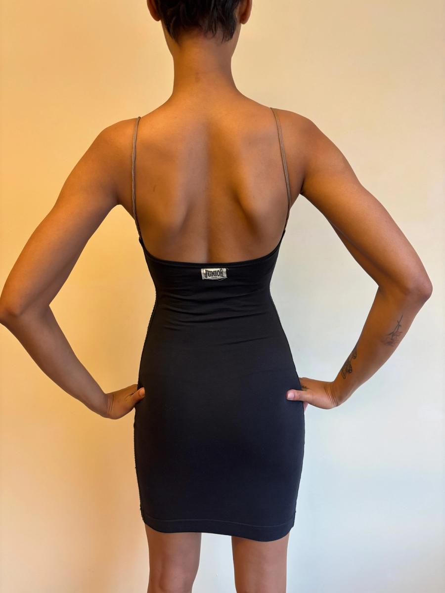 80s Junior Gaultier Crochet Bodycon Dress product image