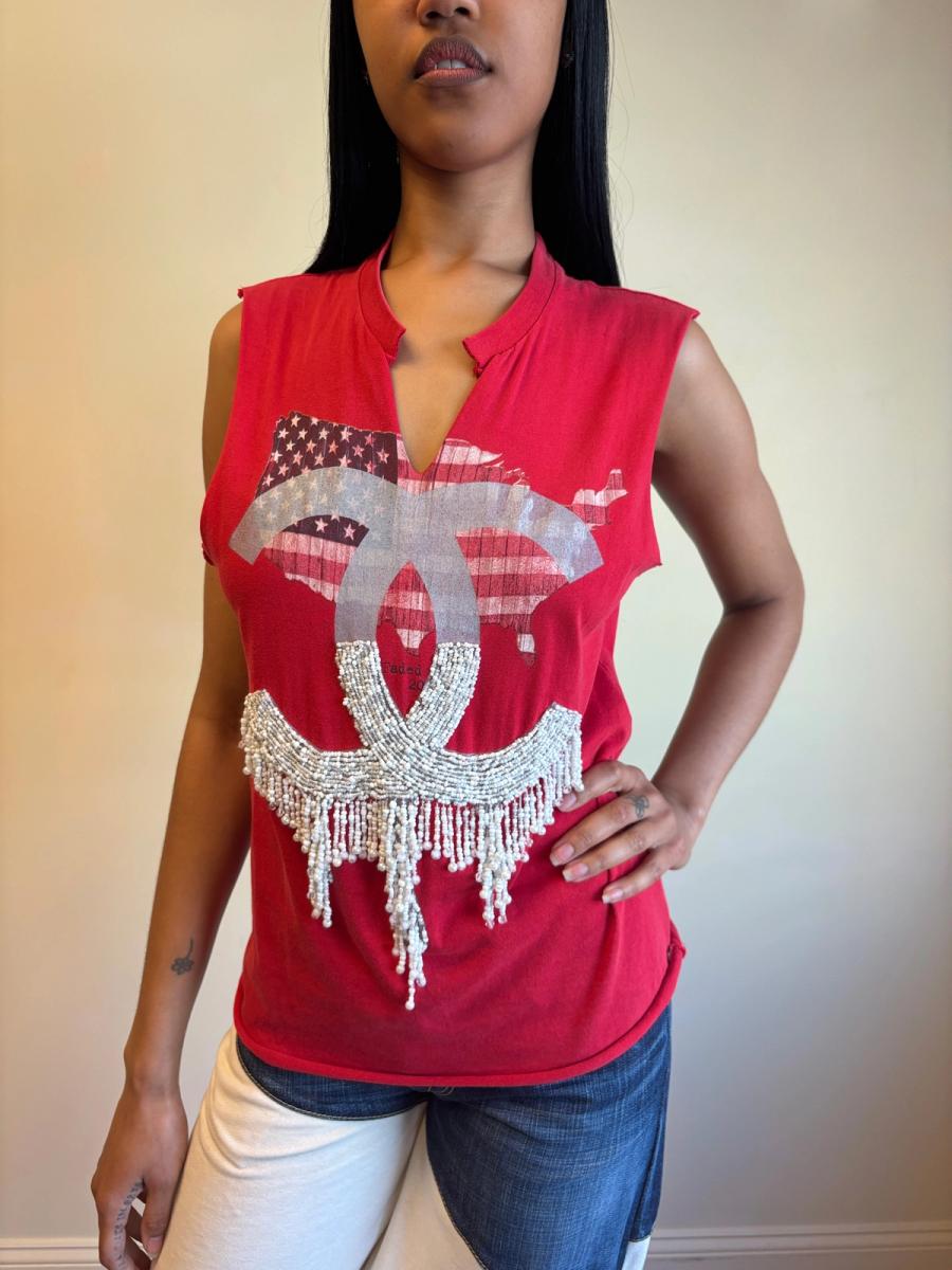 DryCleanOnly Chanel Beaded Tank product image