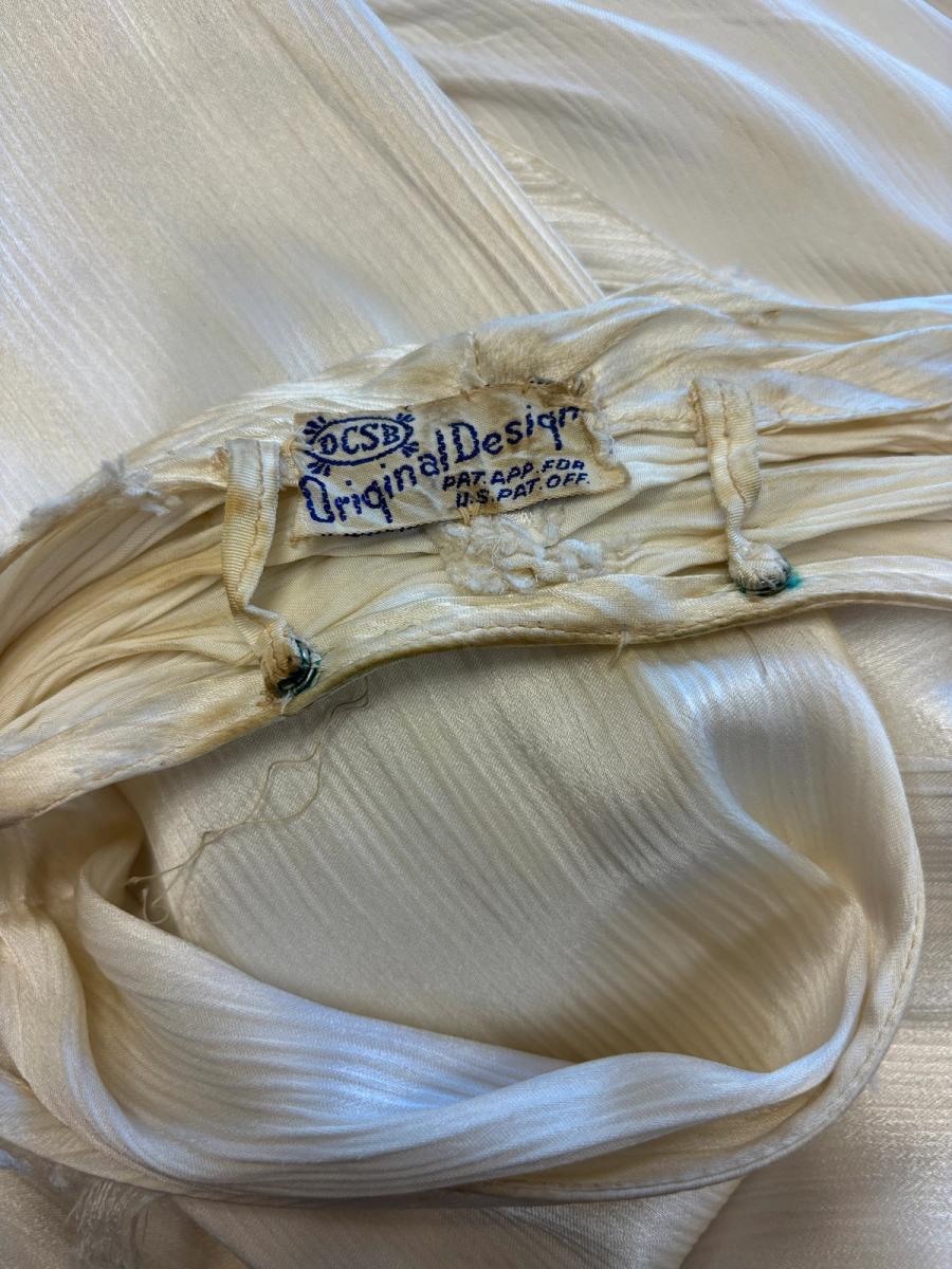 1930s Liquid Satin Jean Harlow Gown  product image