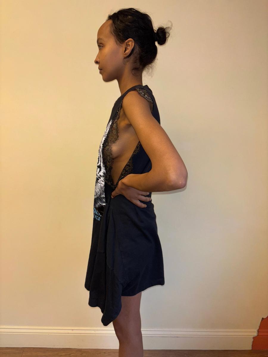 DryCleanOnly Patchwork Tiger Lace Dress product image