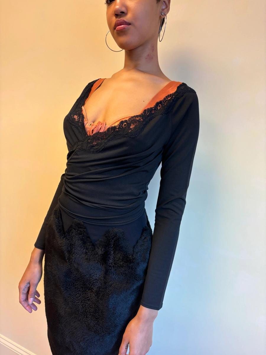 Chantal Thomass Wrap Top With Lace product image