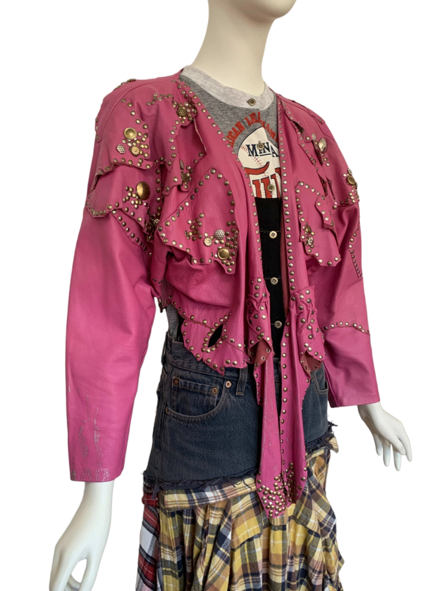 80s Studded Leather Jacket product image