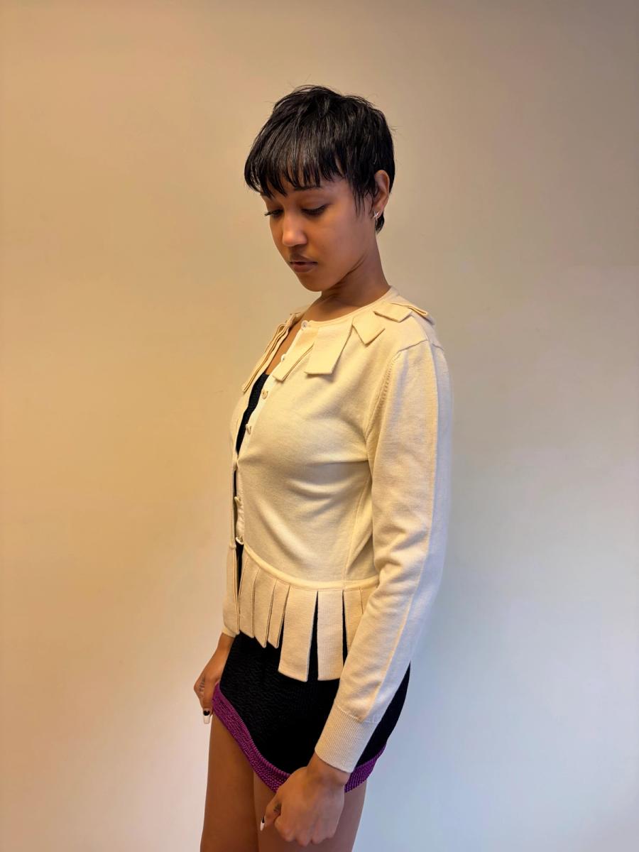 Pour Toi Tricot Ribbon Knit Cardigan product image