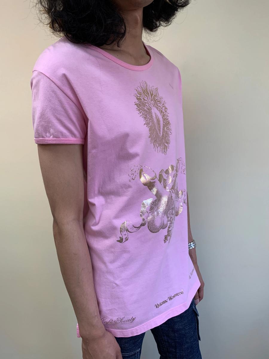 SS94 Vivienne Westwood Café Society Gold Leaf Genital T-shirt product image