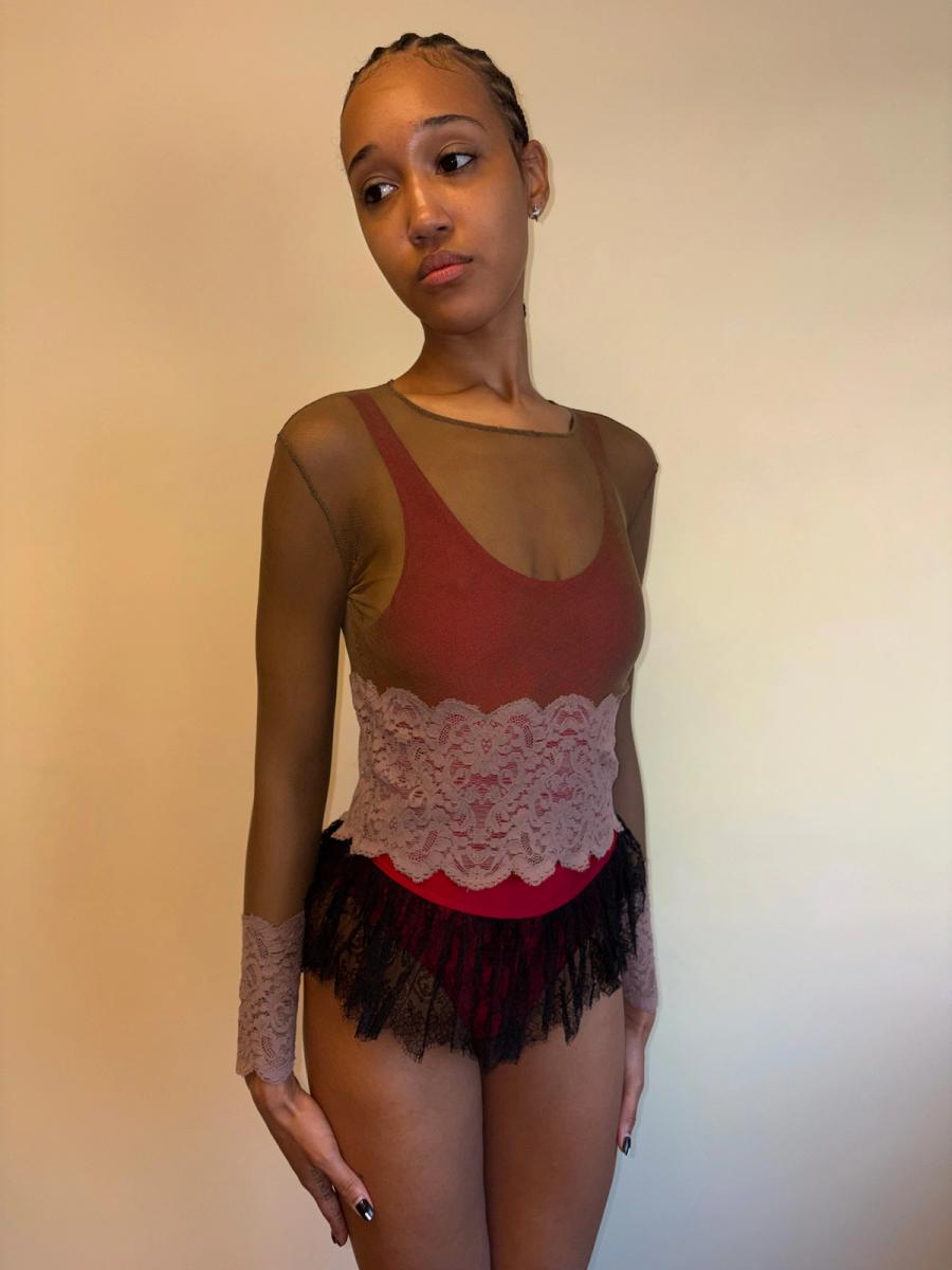 Vintage Jean-Paul Gaultier Mesh and Lace Top product image