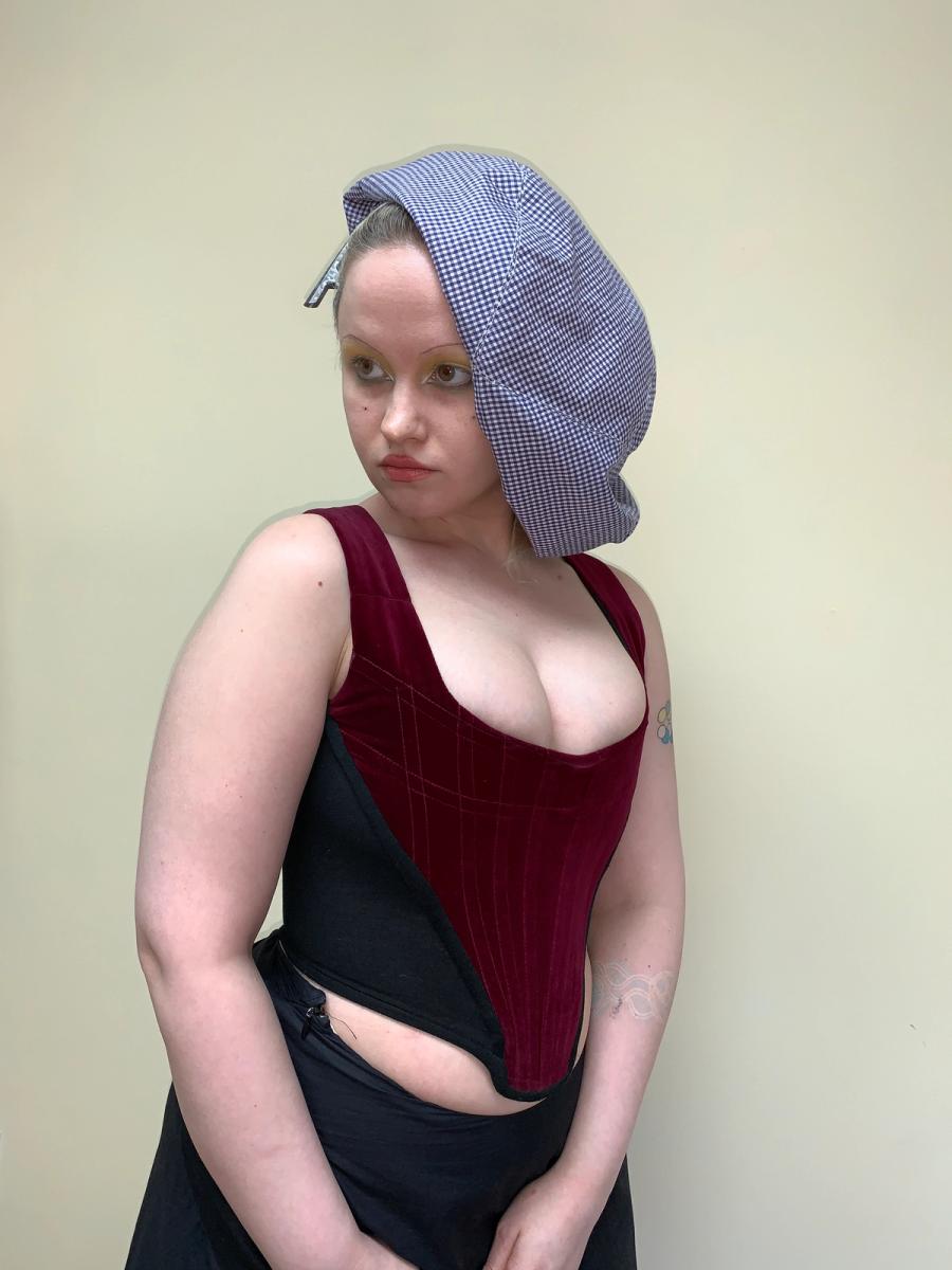 1987 Vivienne Westwood 'Harris Tweed' Collection Velvet Corset product image