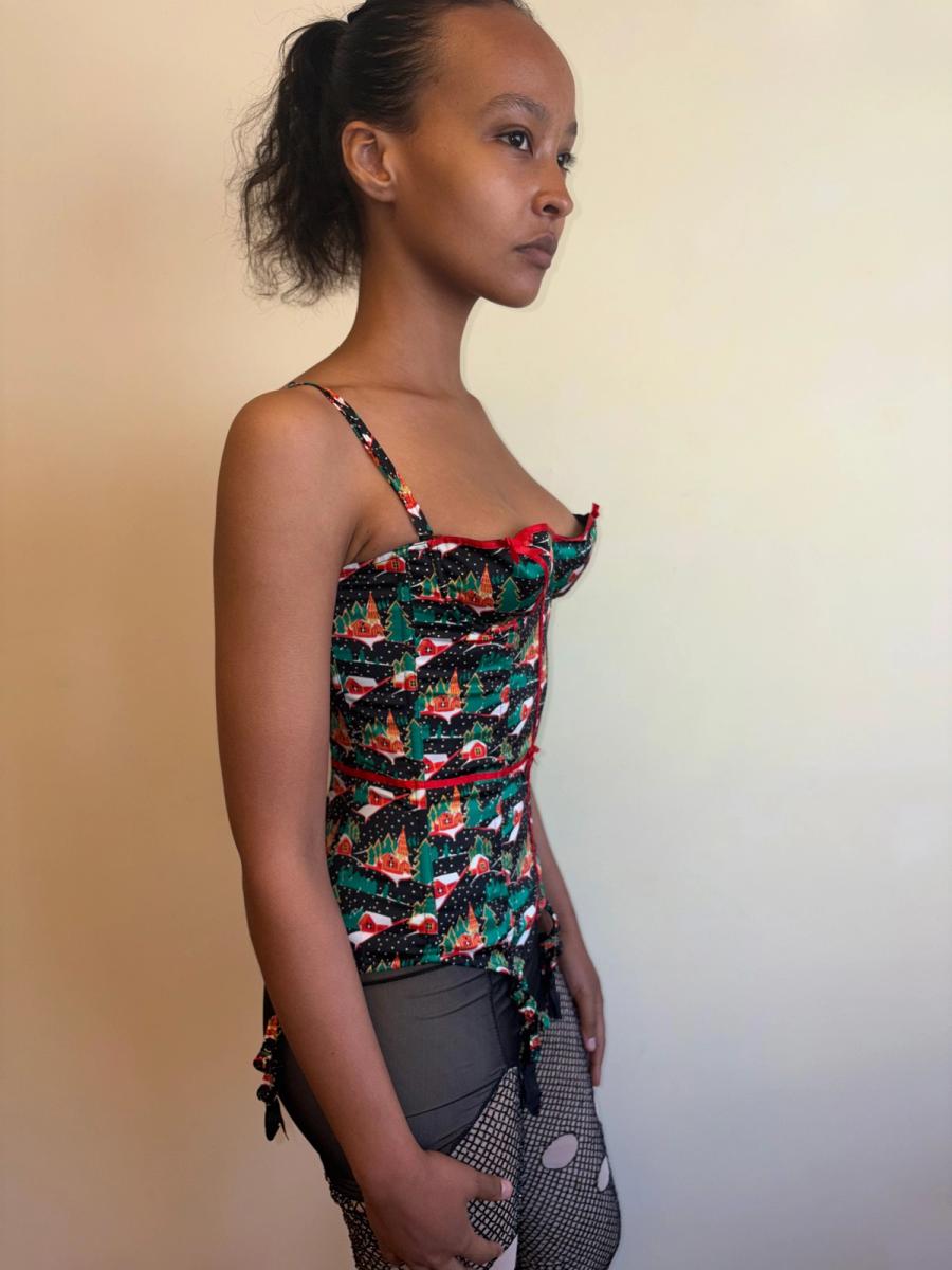 Vintage Chantal Thomass Christmas Present Bustier product image
