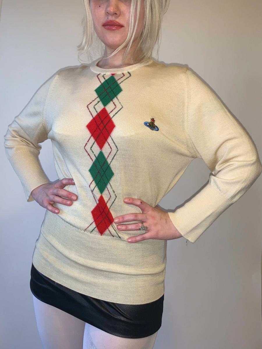 Vivienne Westwood 1989 Pagan Argyle Knit product image