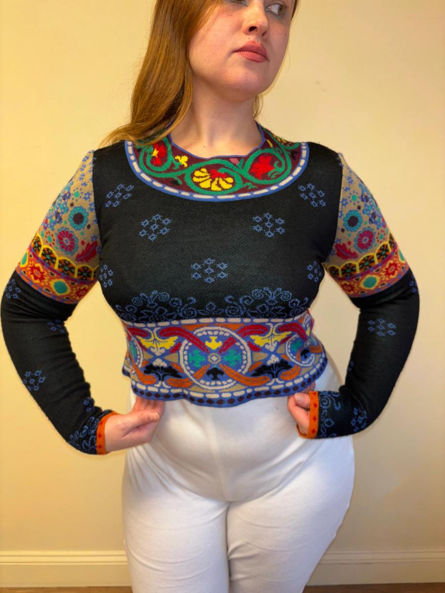 80s Kenzo Folkloric Sweater  product image