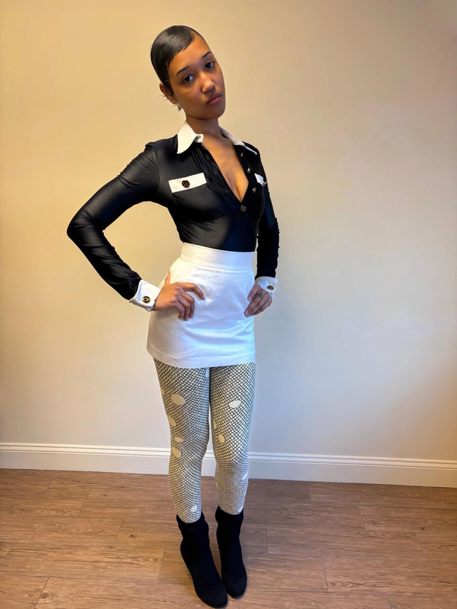 80s "Destroy" by John Richmond Suit Illusion Leotard product image