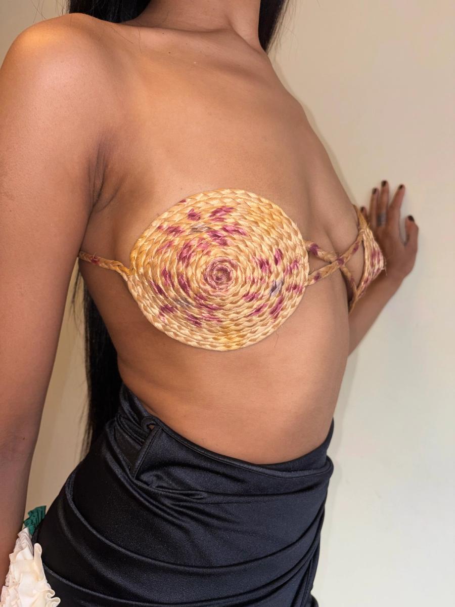 WWII Conical Souvenir Bra From The Philipines  product image