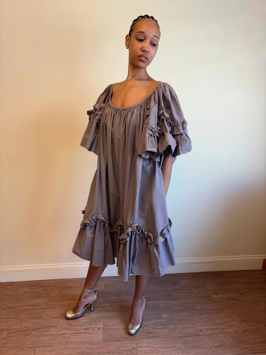 Vintage Chantal Thomass Ruffle Trapeze Dress product image