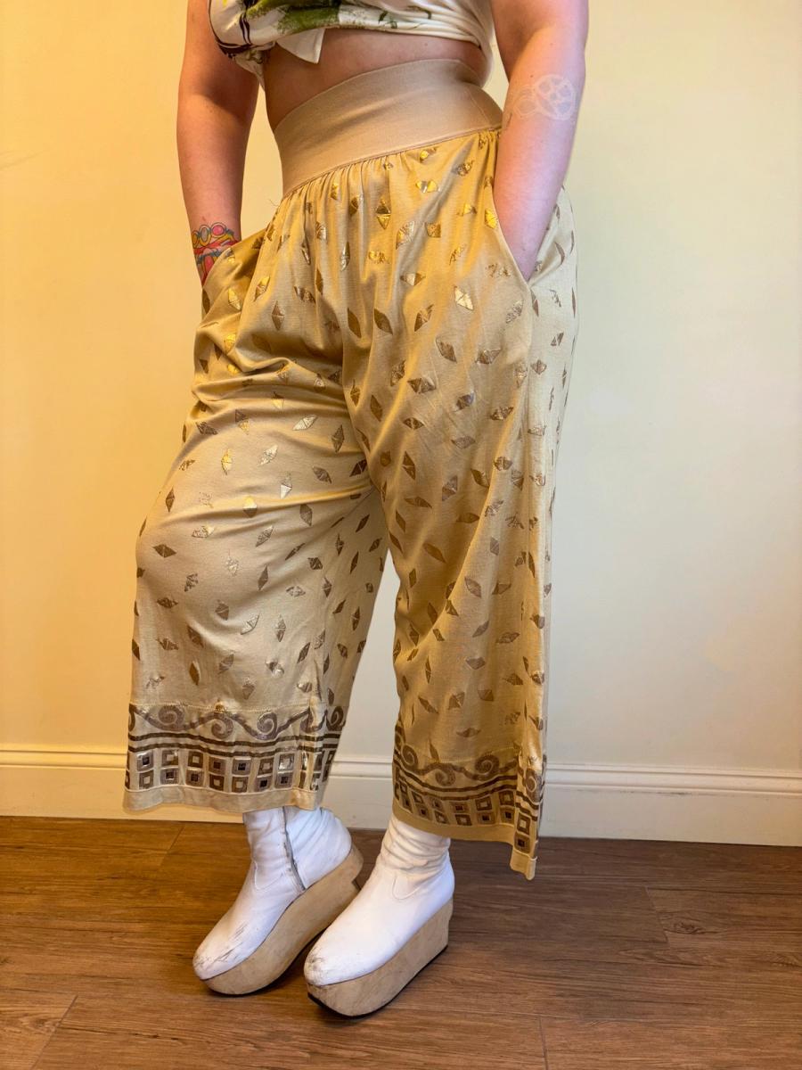 1980s Gaultier Gold Foiled Pants  product image