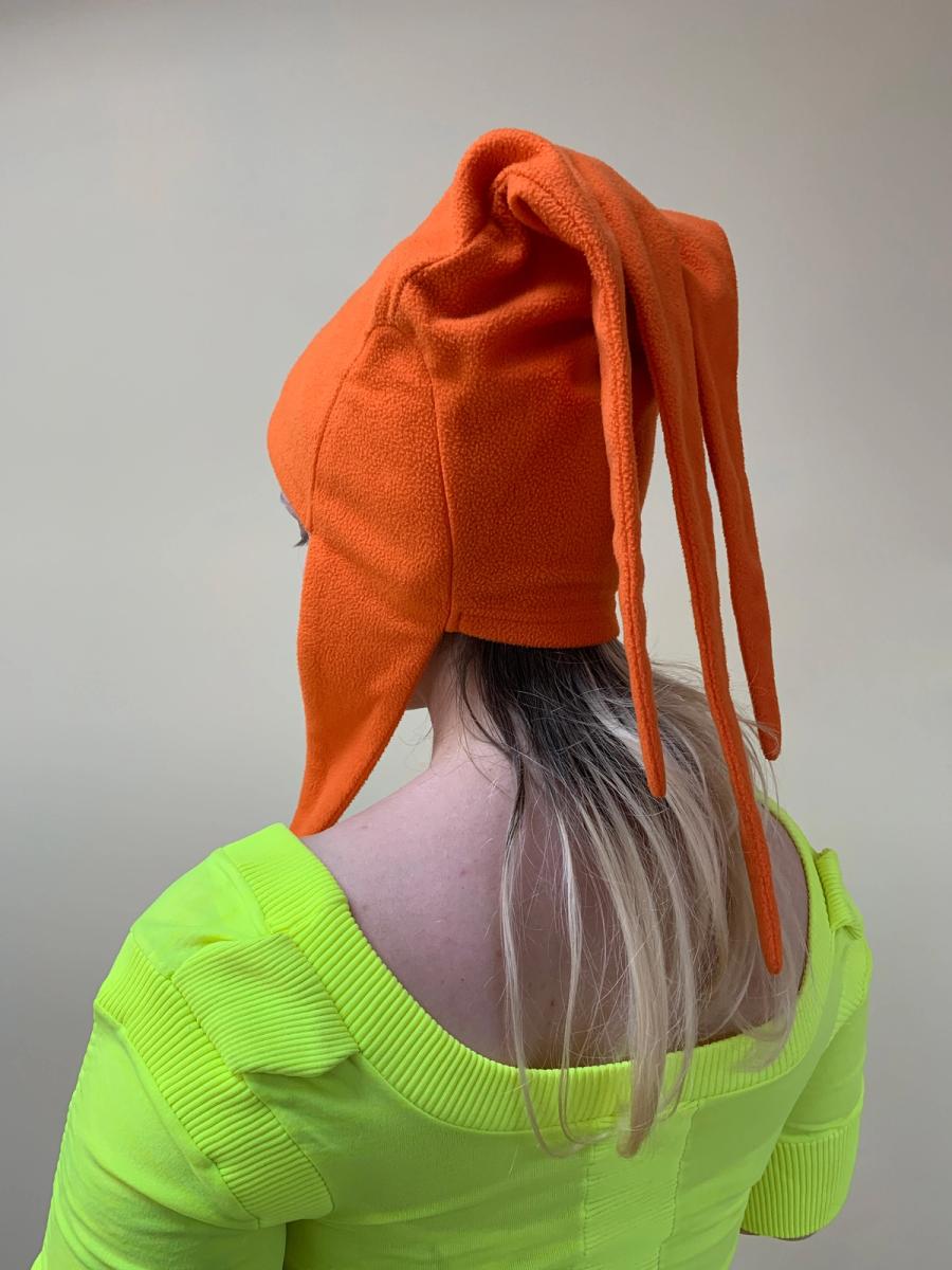 Fötus Orange Fleece Spike Hat product image