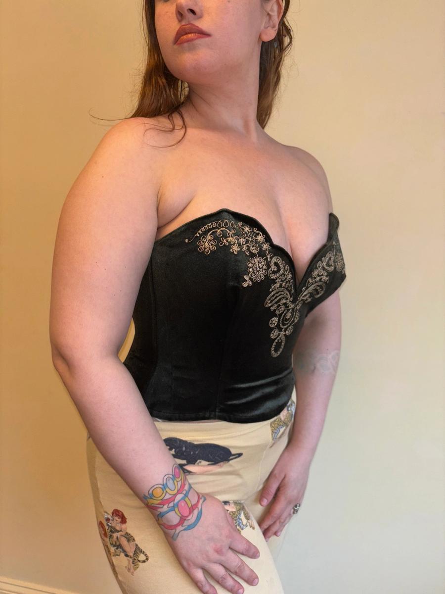 80s Ritmo di Perla Sculpted Bustier  product image