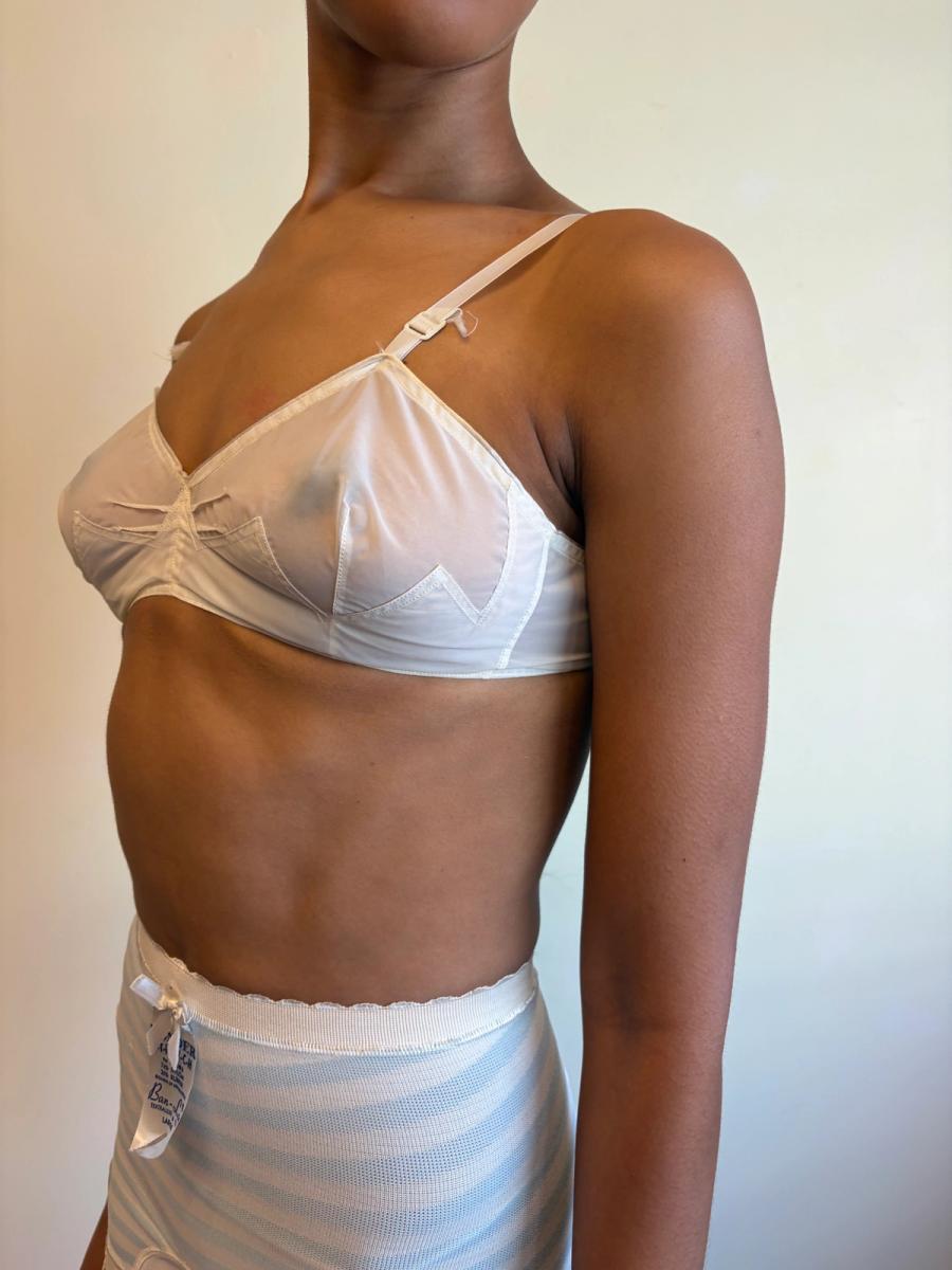 1950s French Bullet Bra with Jagged Design product image