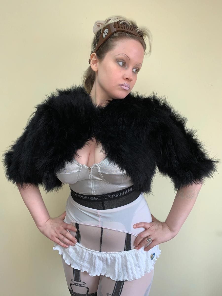 Obscure Desire of Bourgeoisie Marabou Jacket product image