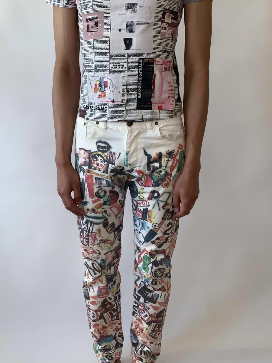 Nozomi Ishiguro Collage Jeans product image