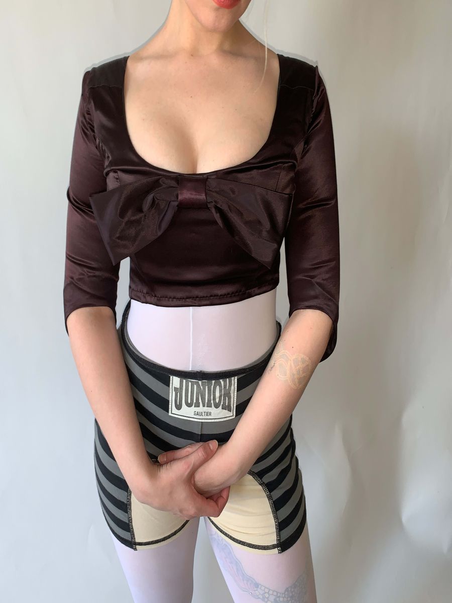 Cafe Society Vivienne Westwood Satin Bow Mini Corset product image