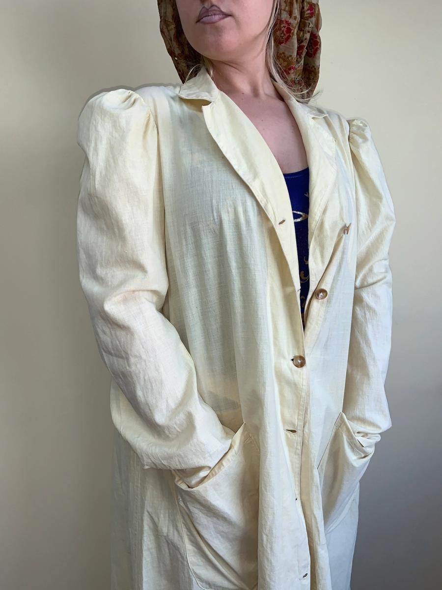 Edwardian Yellow Motoring Duster product image