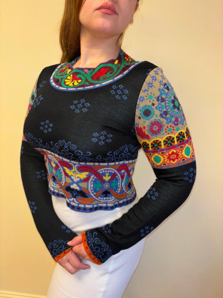 80s Kenzo Folkloric Sweater  product image
