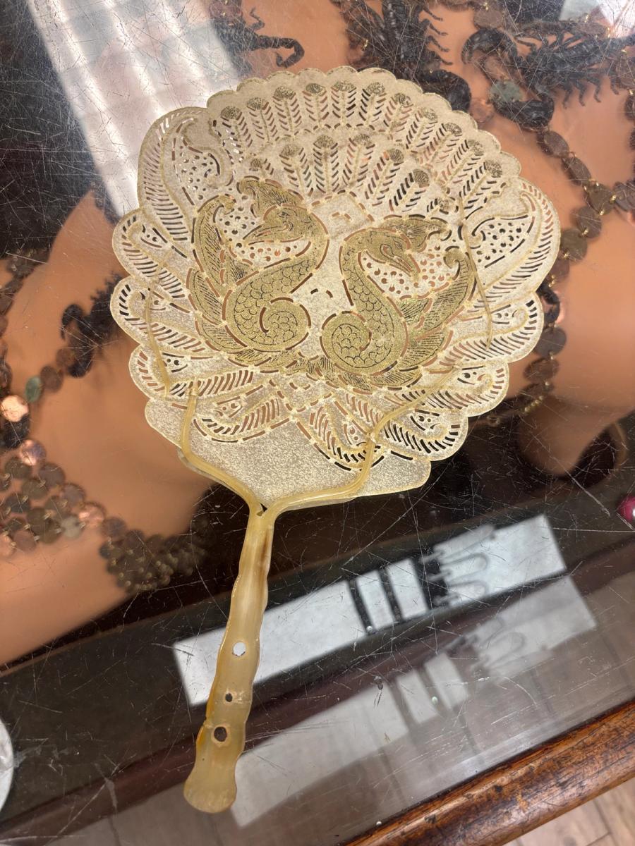 Antique Indonesian Peacock Fan product image