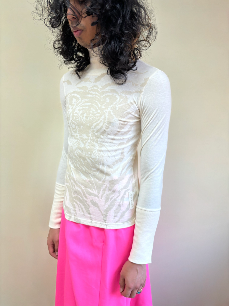 Krizia White Tiger Sweater product image
