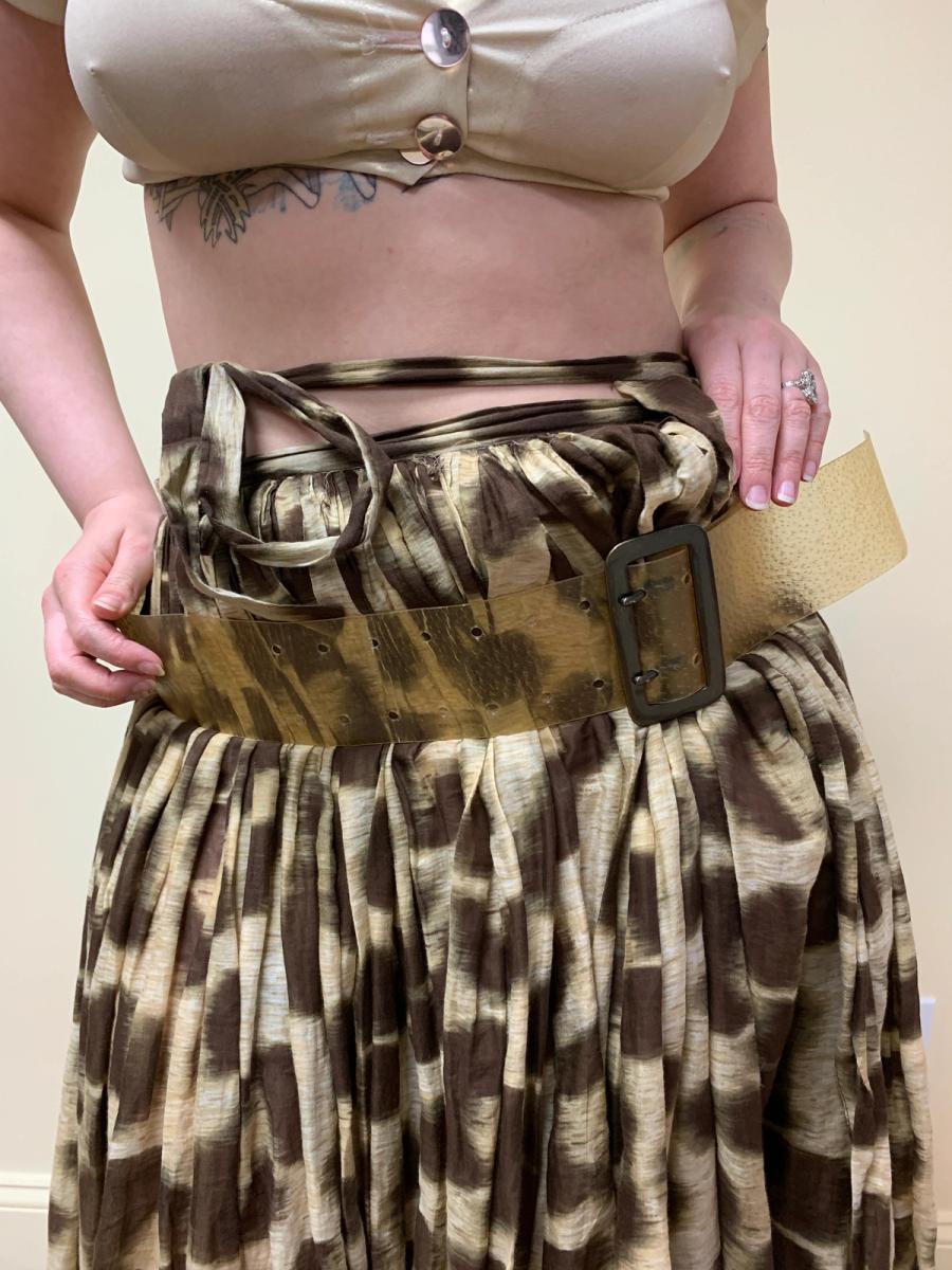 90s Beauty: Beast Clear Leather Belt product image