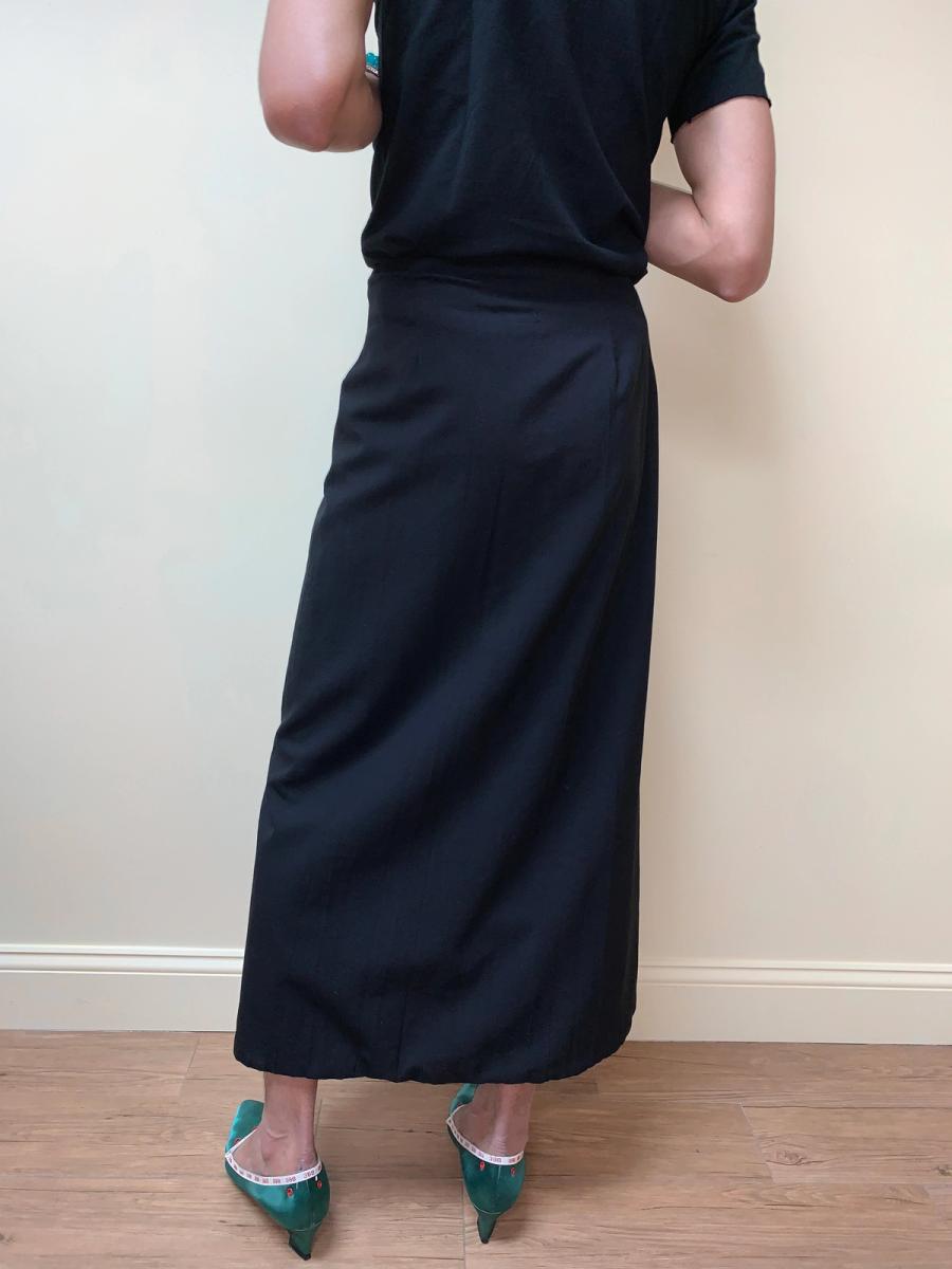 T.Kunitomo Long Black Skirt product image