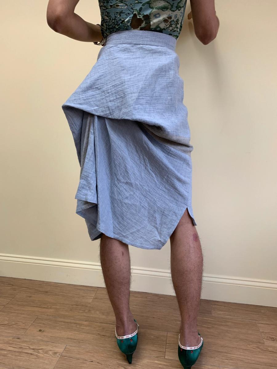 Freak of Psycho Muslin Bustle Skirt product image