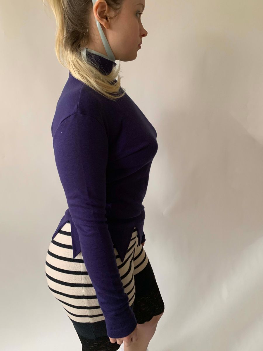 Chantal Thomass Mock Neck Knit with Fae Hem product image