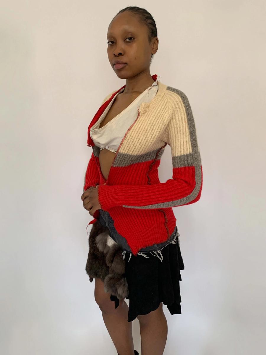 90s Xuly Bët Patchwork Sweater product image