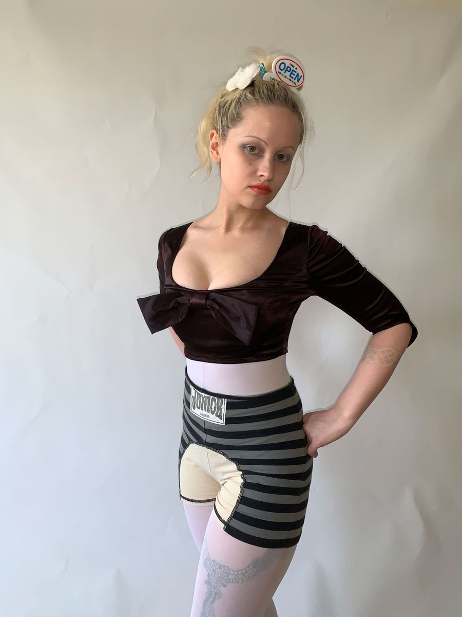 Cafe Society Vivienne Westwood Satin Bow Mini Corset product image