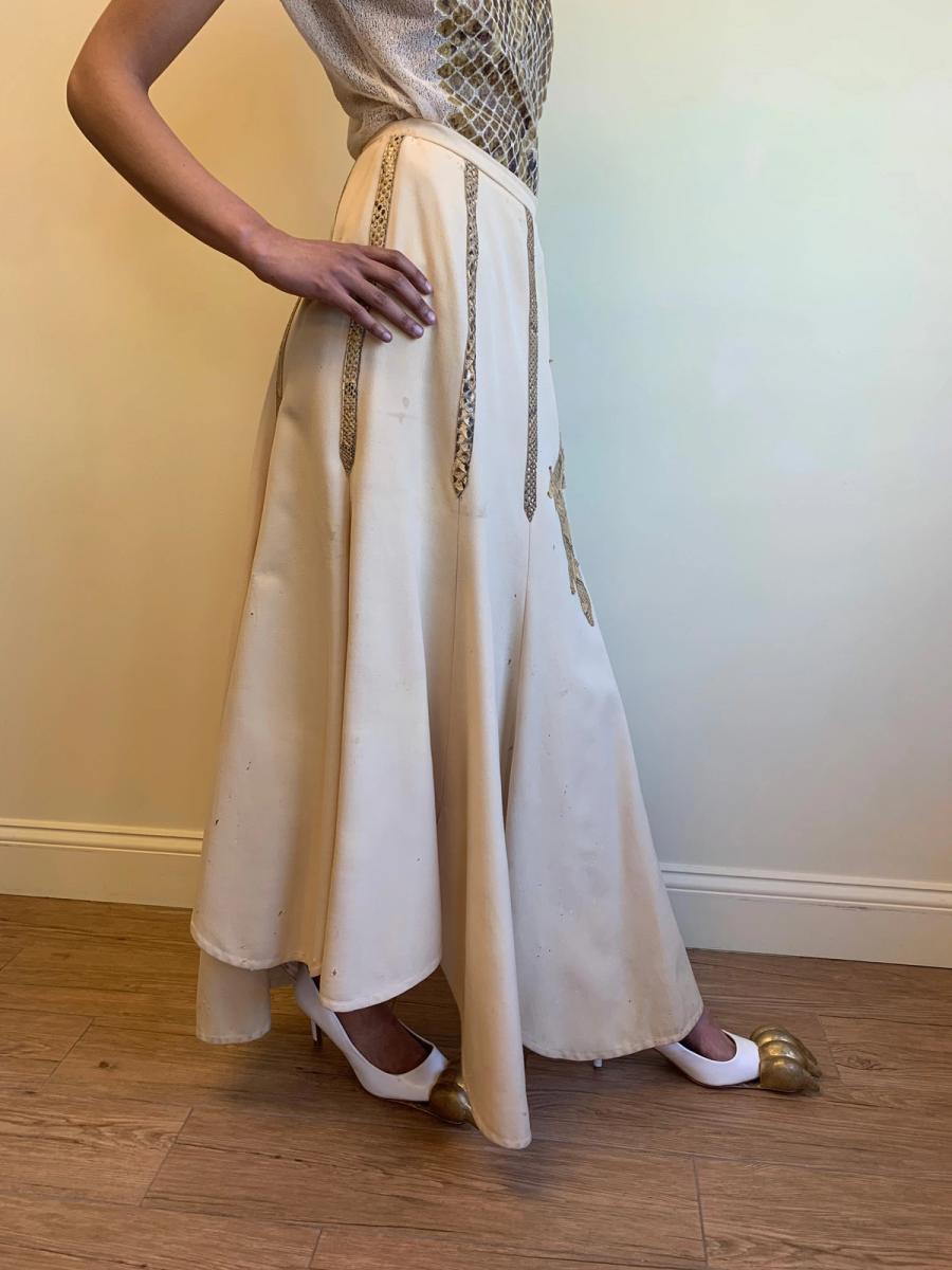 Bill Gibb Lizard Cutout Skirt product image