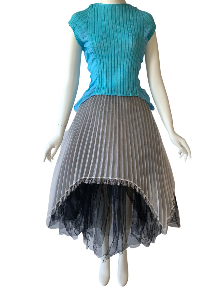 Issey Miyake Pleated Apron Skirt  product image