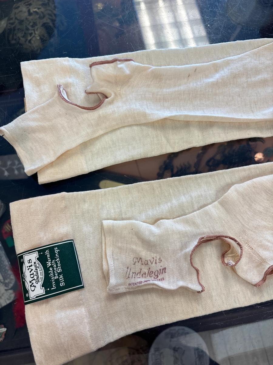 1920s Deadstock Footless Stockings product image