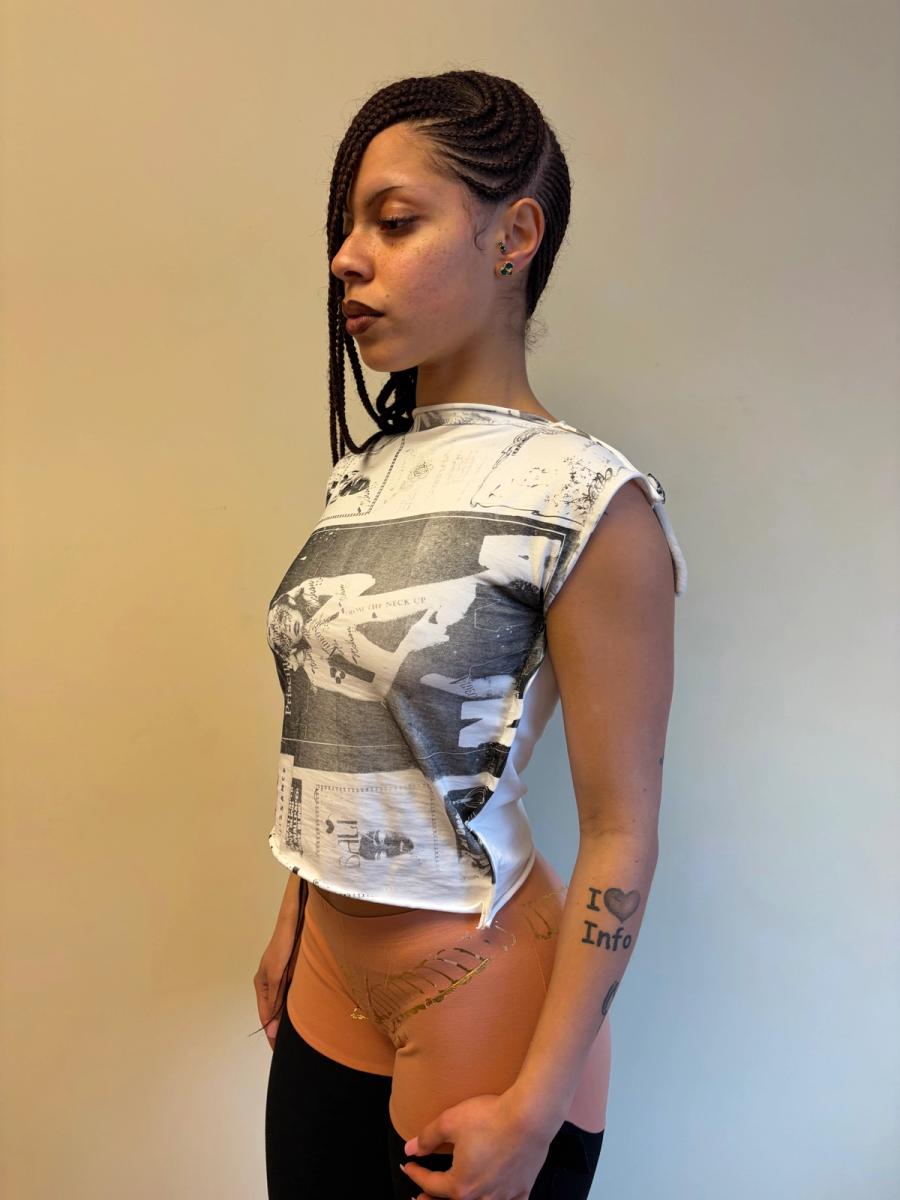 NANA Detachable Fur Tee 2 product image