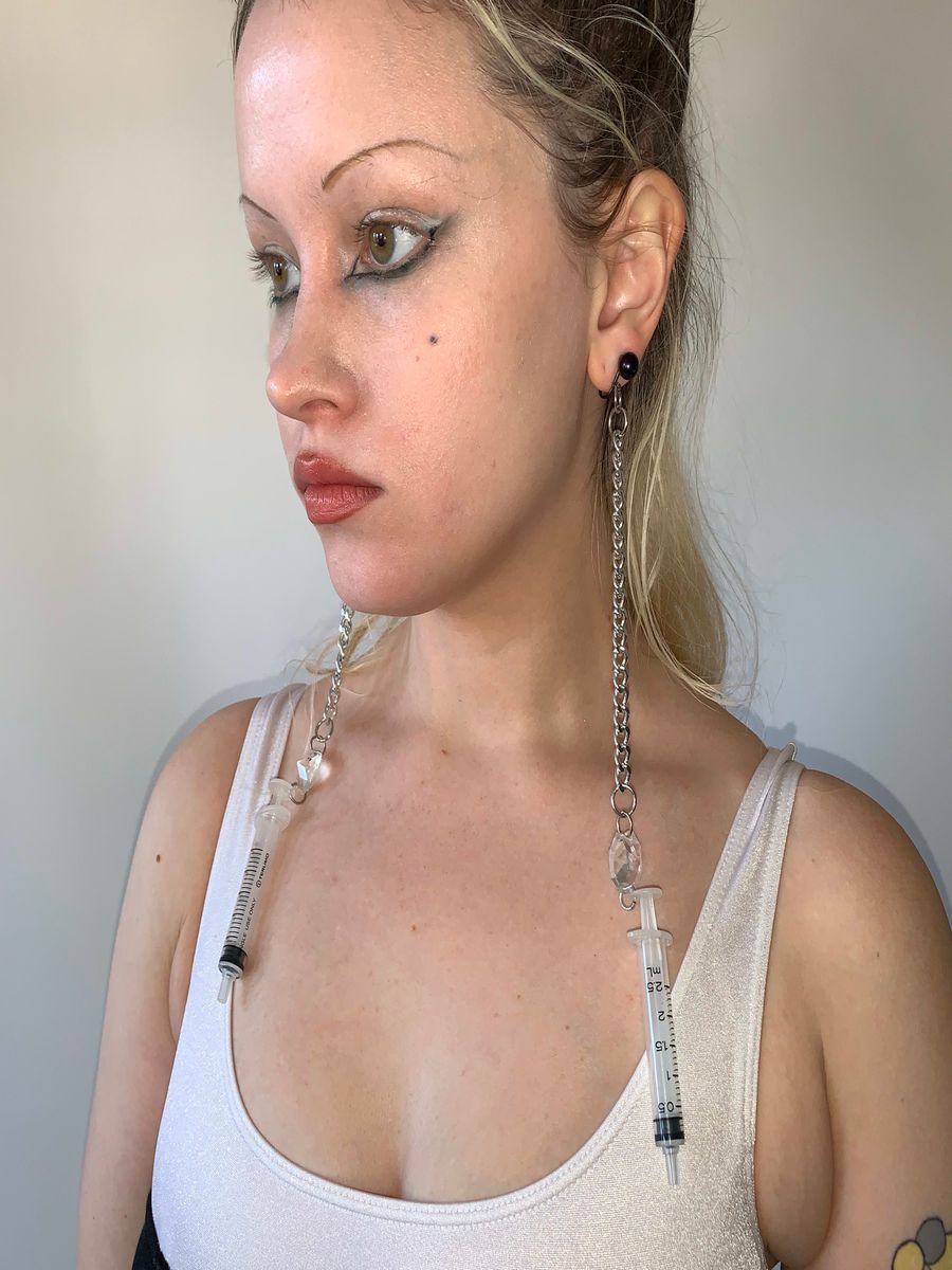 Obscure Desire of Bourgeoisie Runway Syringe Earrings product image