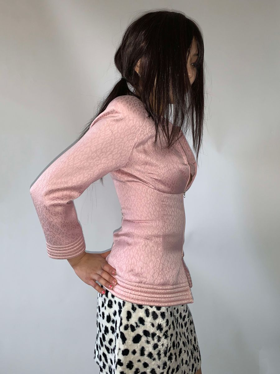 Jean Louis Scherrer Pink Leopard Jacket product image