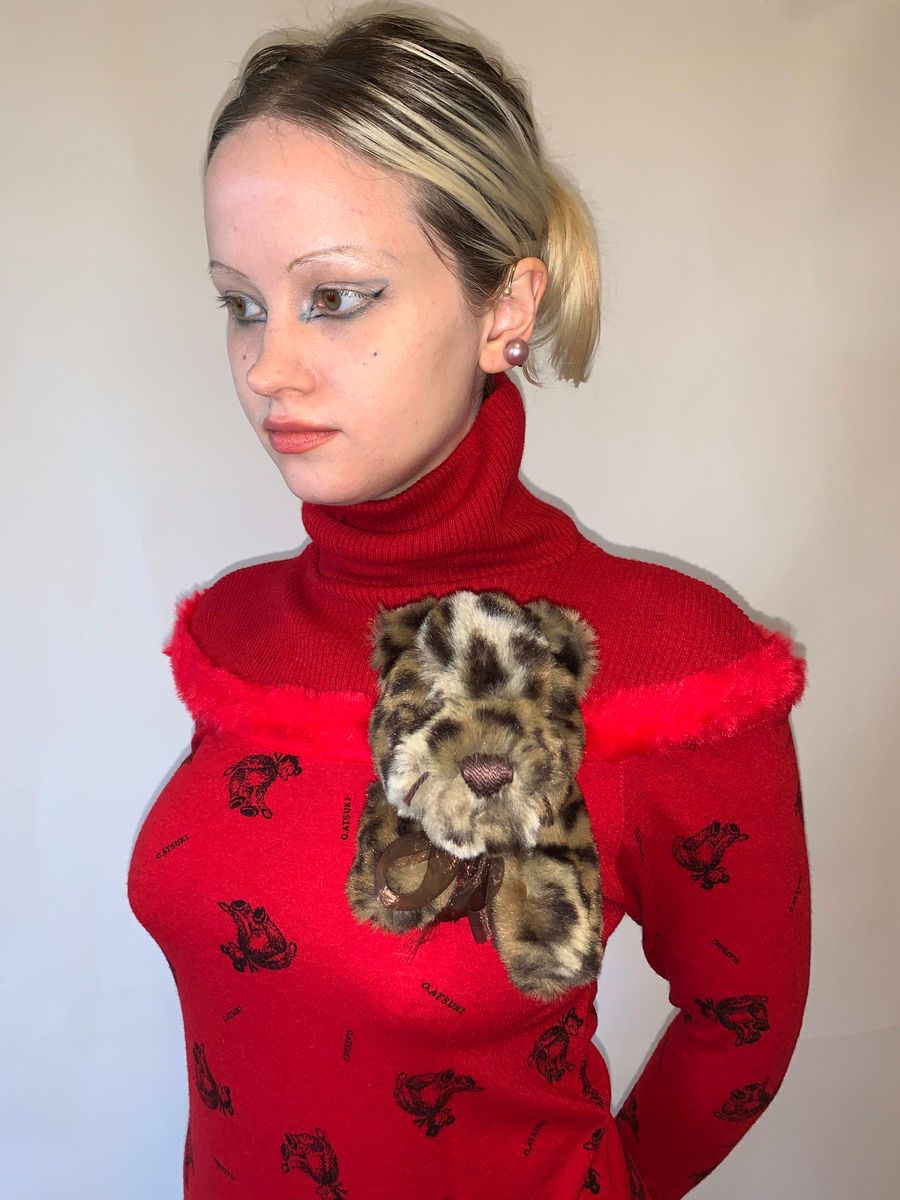 Wonderful World- Kaneko Isao Cheetah Teddy Brooch product image